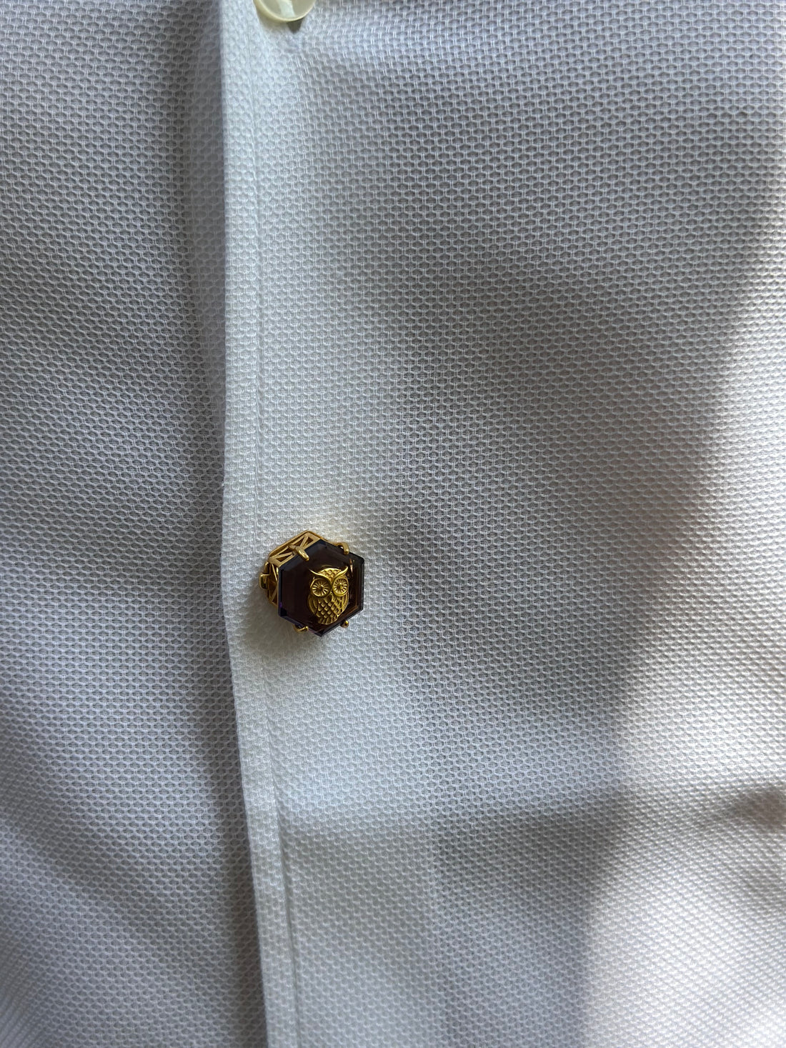 Amethyst Button clip