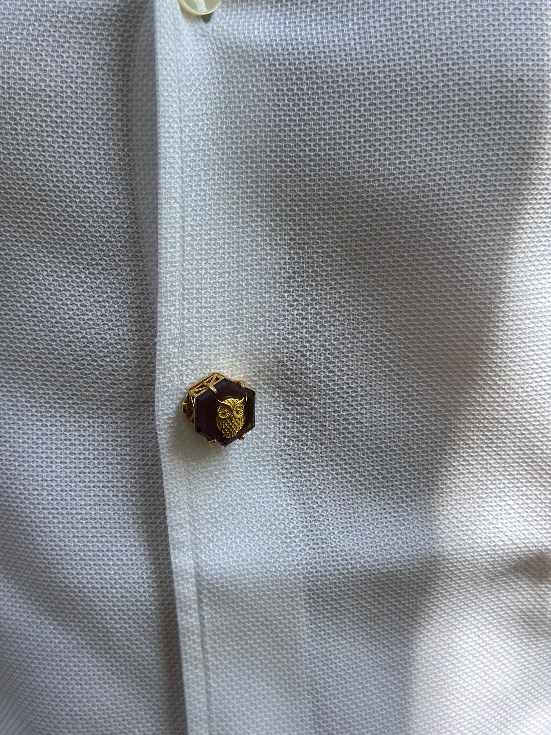 Amethyst Button clip