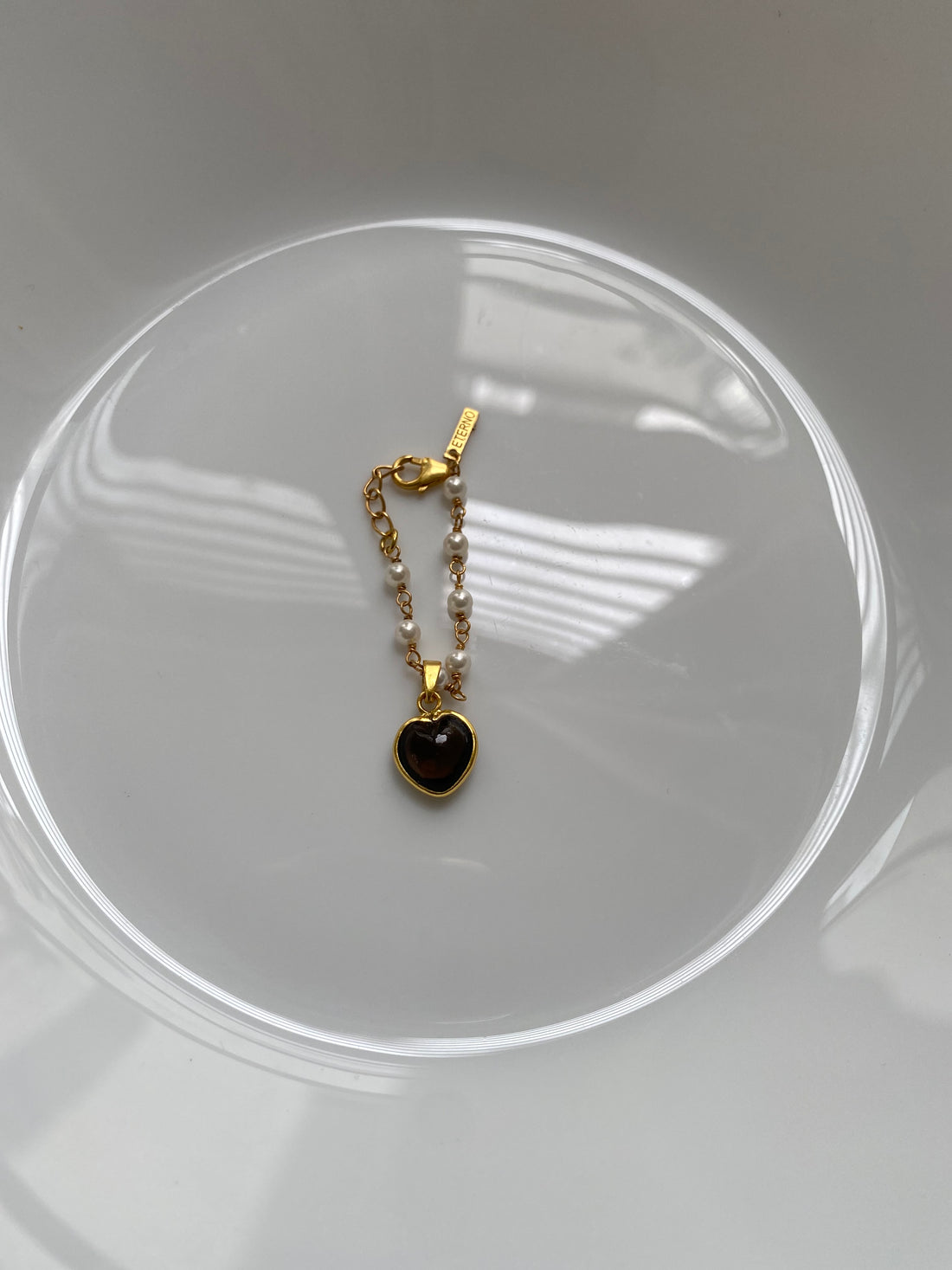Heart Gemstone Watch Charm