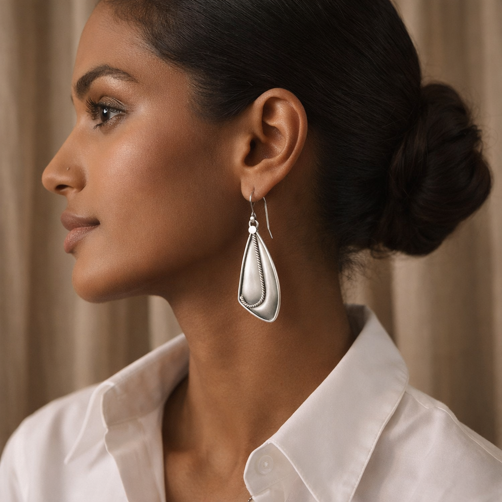 Joy sterling silver earrings – Eterno India