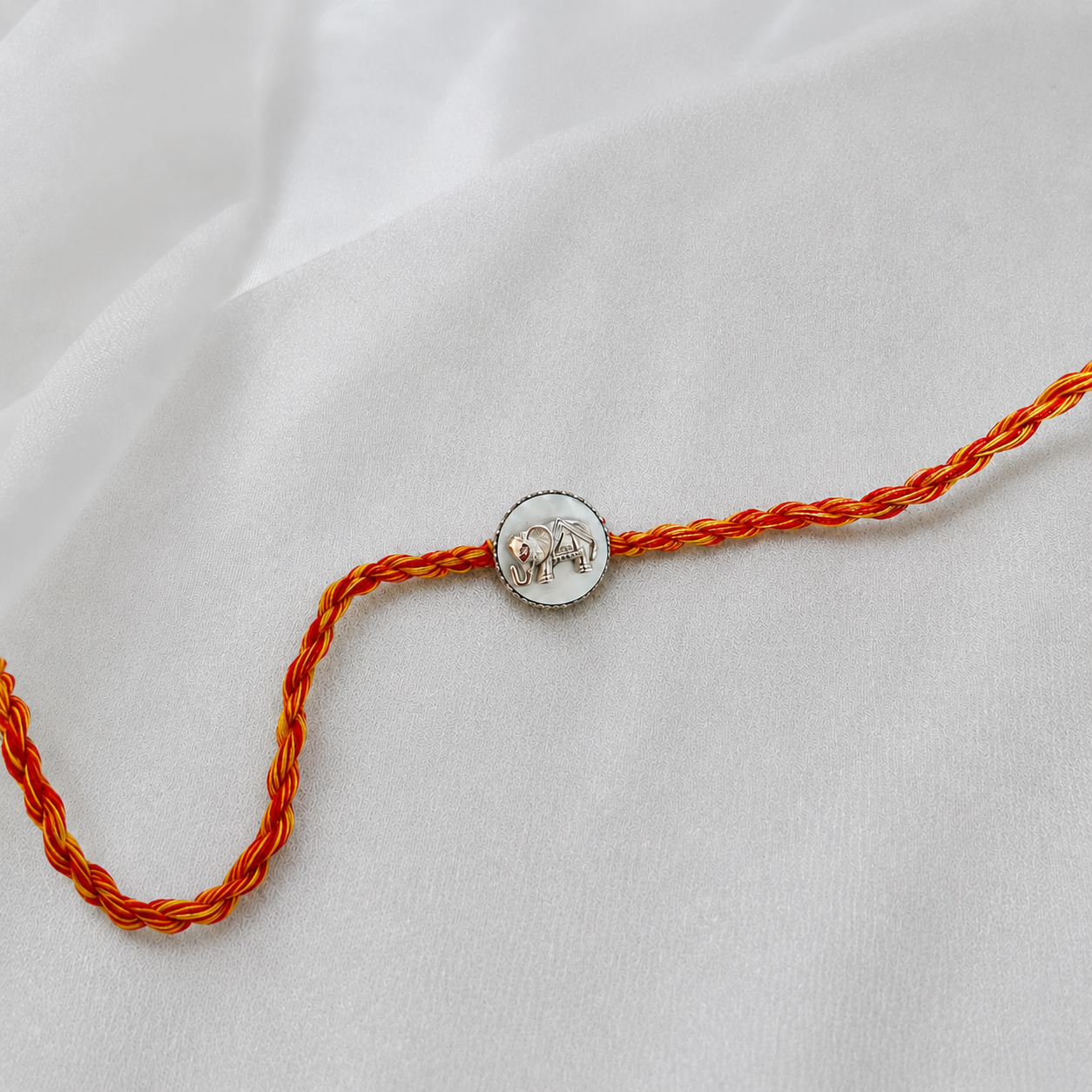 OG Haathi Rakhi cum pendant in 92.5 fine silver – Eterno India