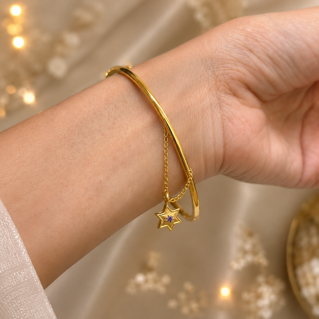 Couple silver Star Rakhi and Lumba set in 92.5 sterling silver – Eterno India