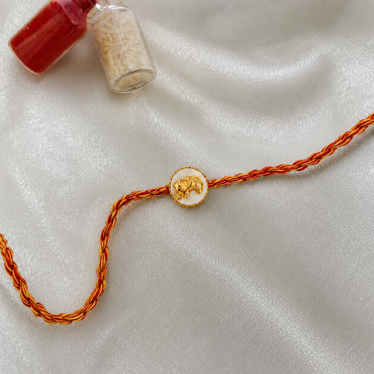 OG Haathi Rakhi cum pendant in 92.5 fine silver – Eterno India