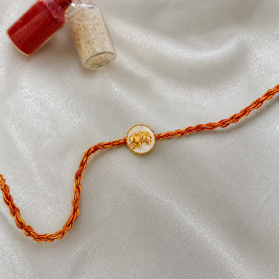 OG Haathi Rakhi cum pendant in 92.5 fine silver – Eterno India