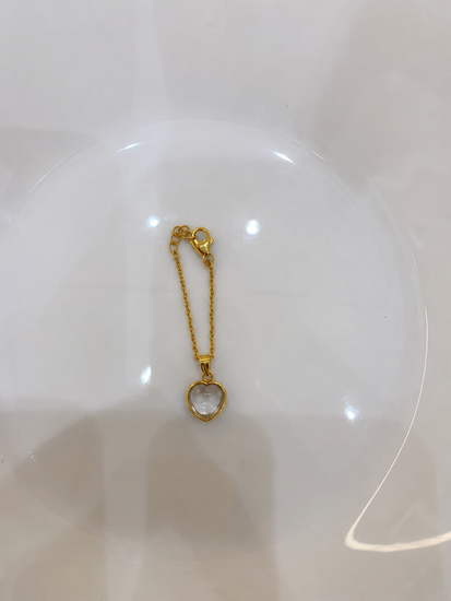 Heart gemstone sterling silver watch charm – Eterno India