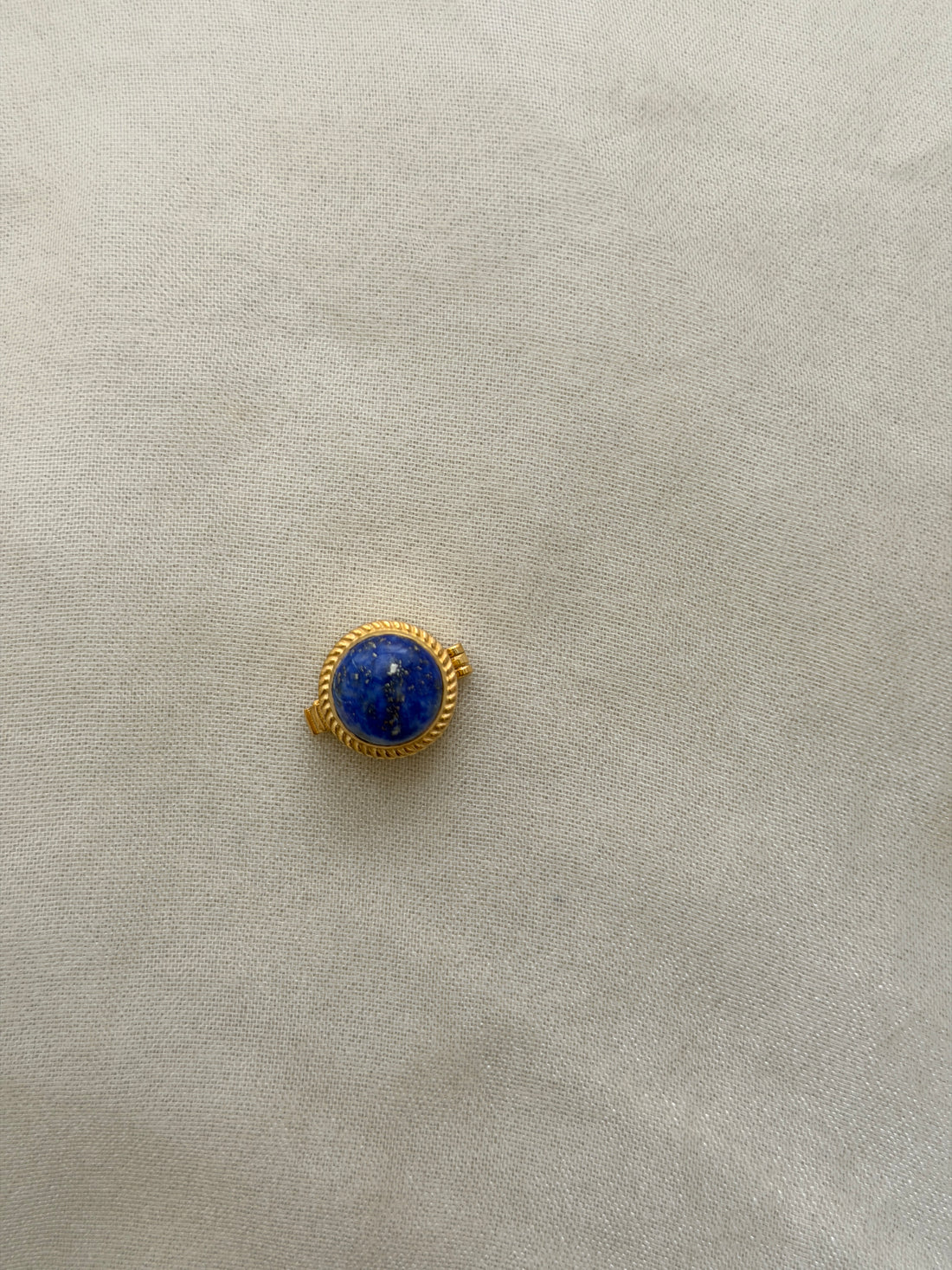 Blue Lapis Button Clip