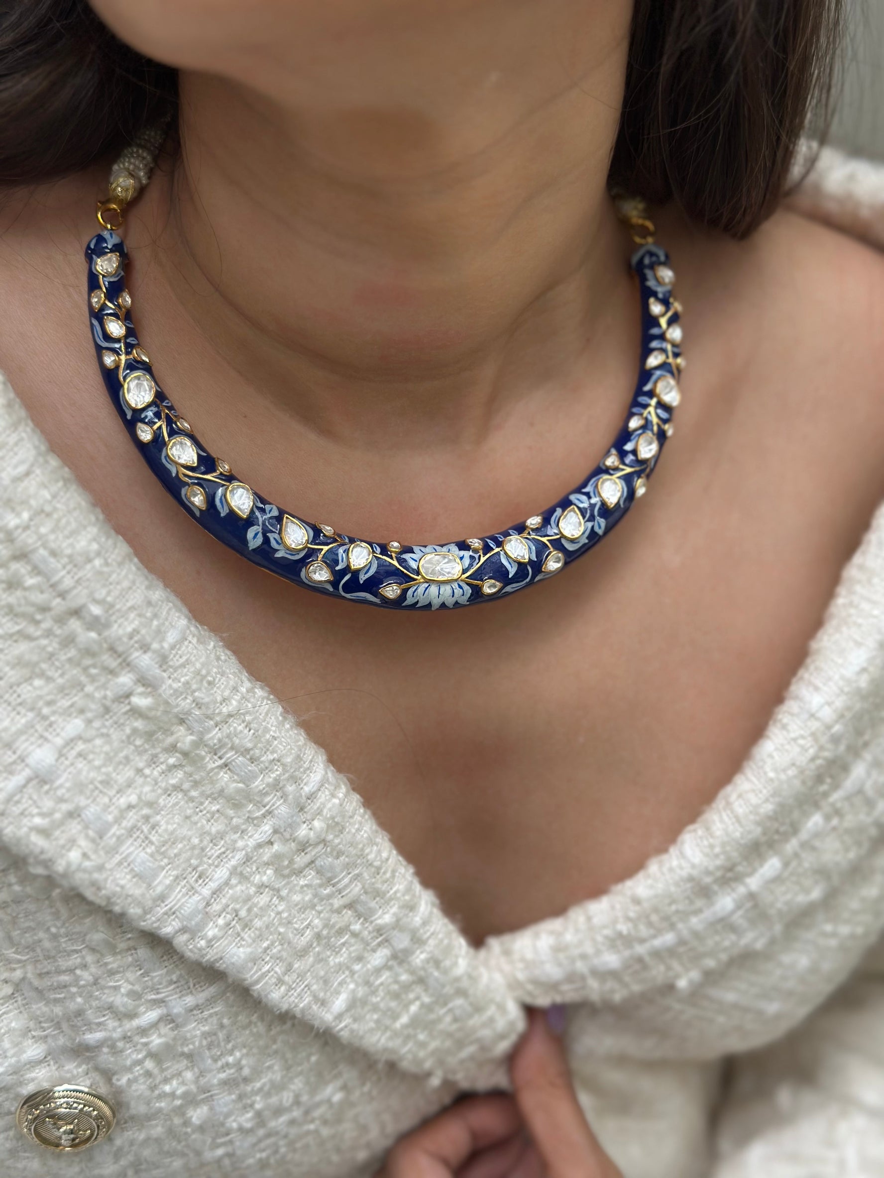 Blue Enamel Hasli