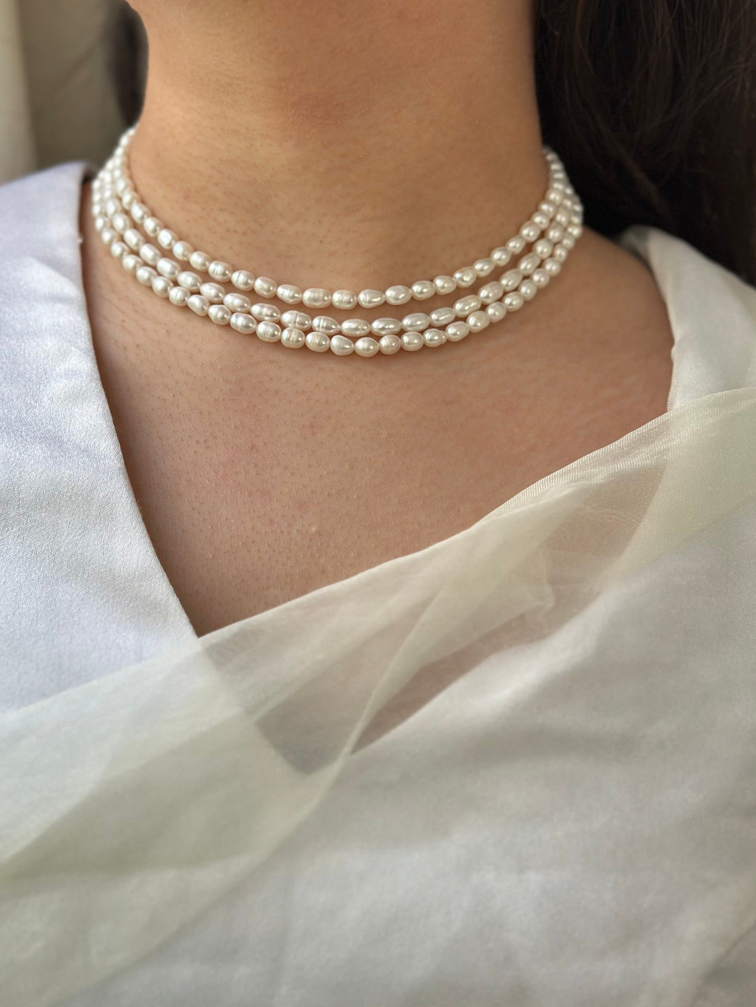 Gul Pearl-3 Layer Mala