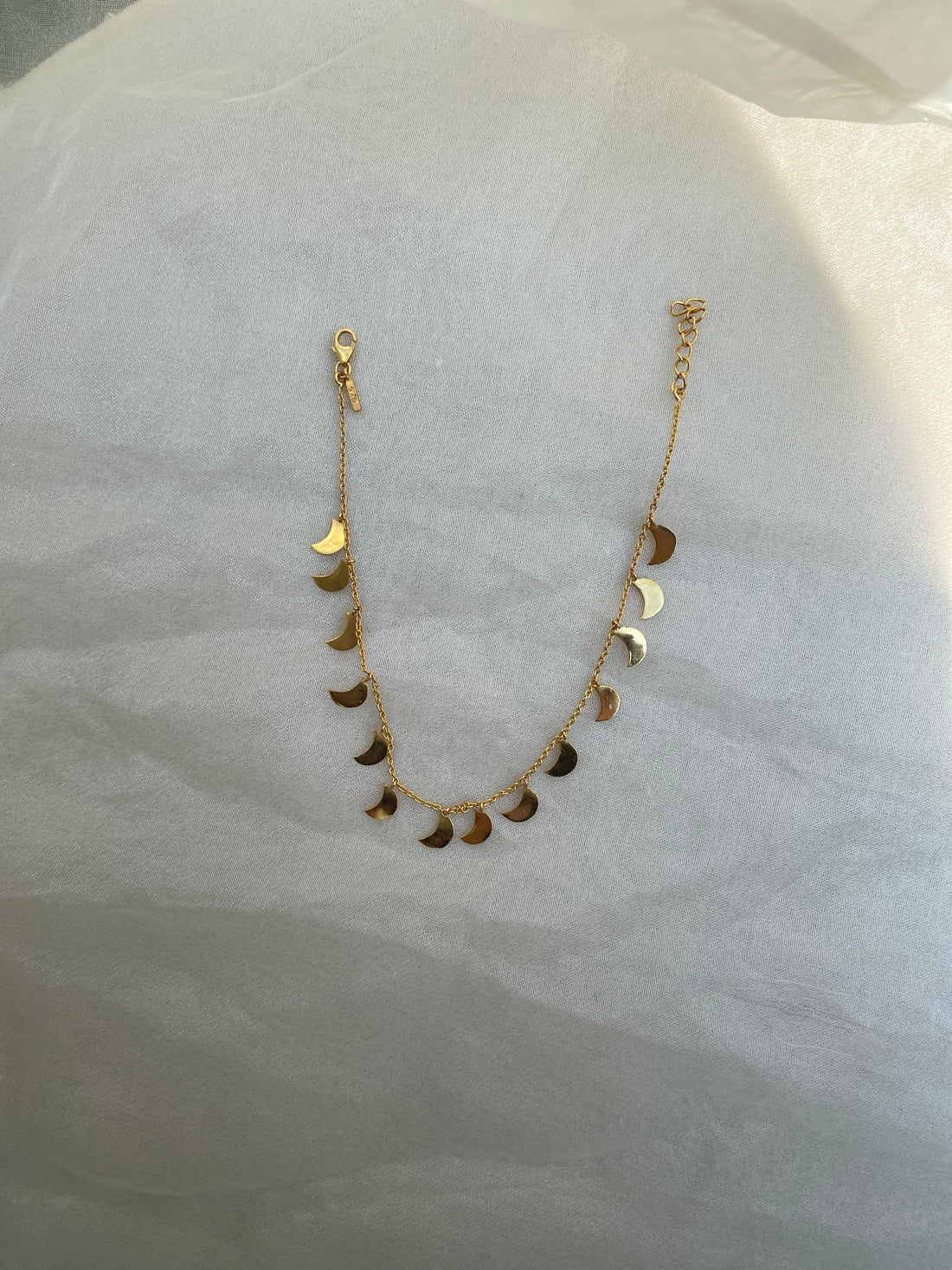 Crescent Moon Anklet