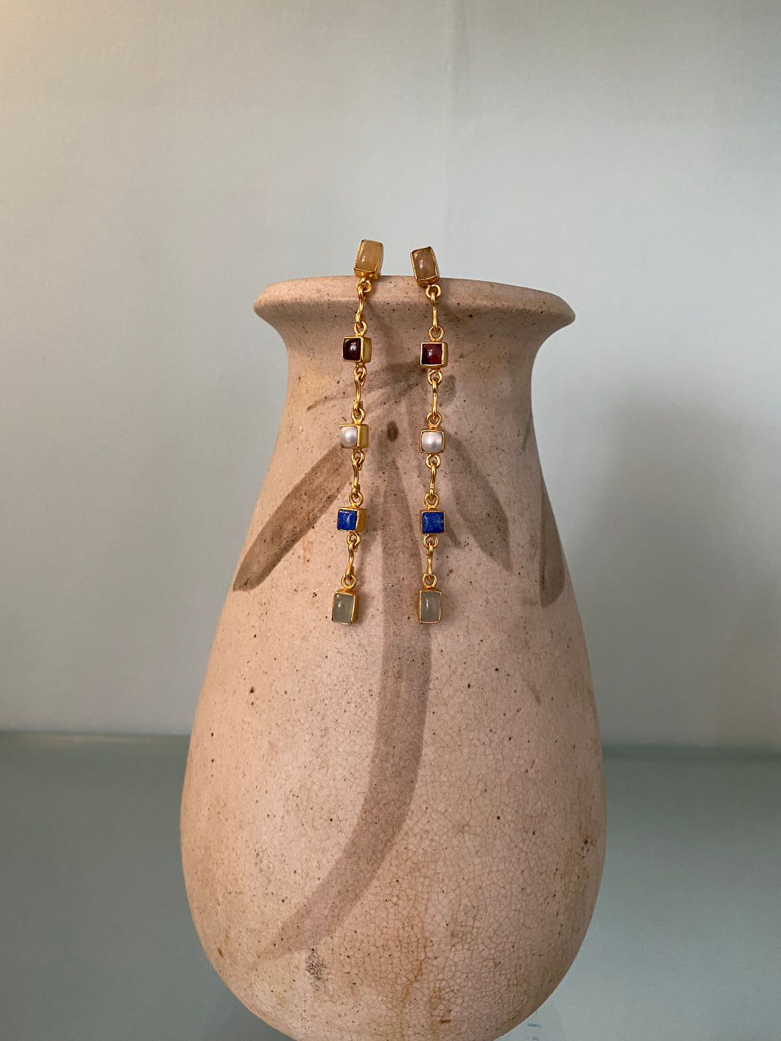 Panchratna Earrings