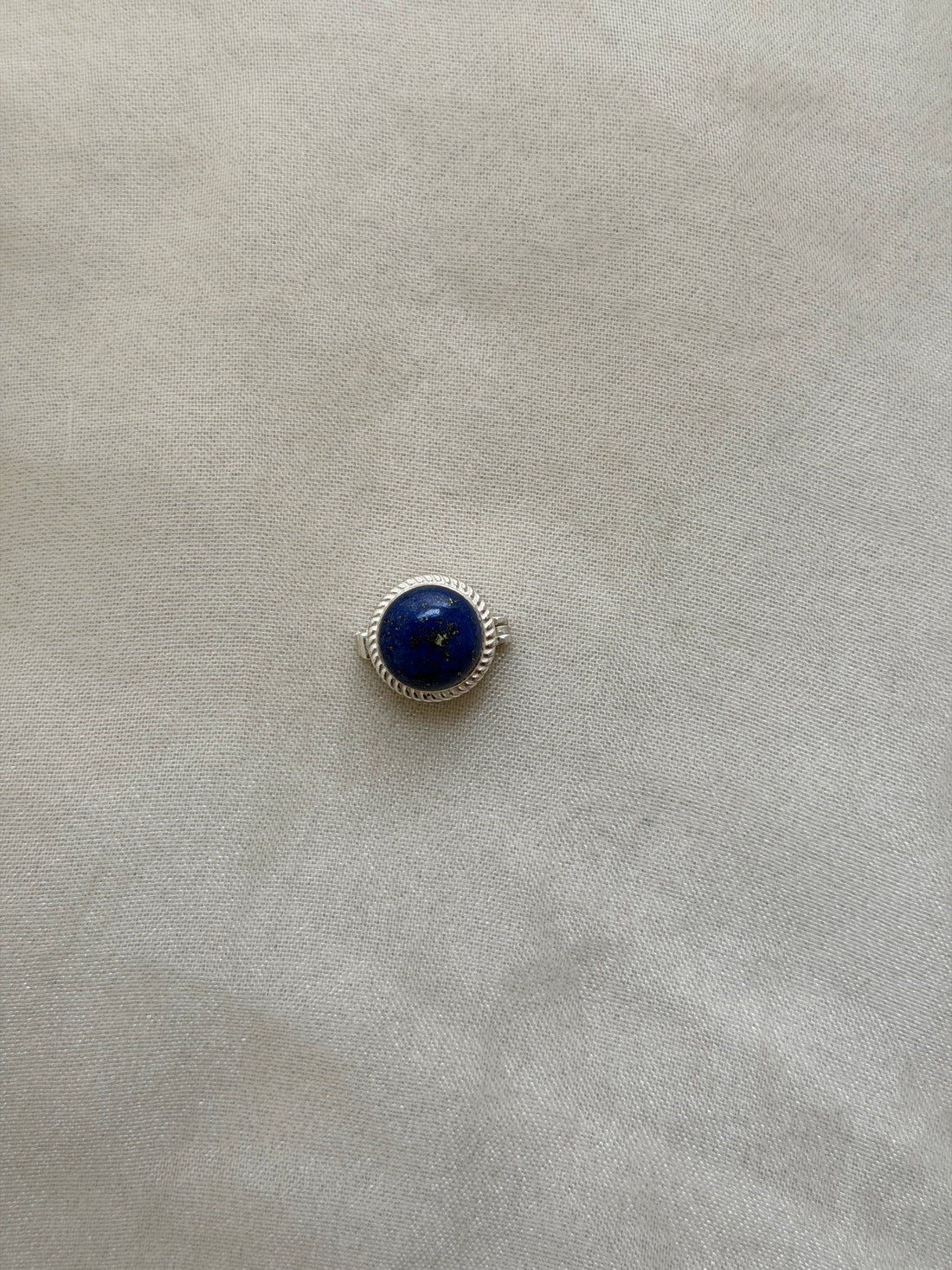 Blue Lapis Button Clip