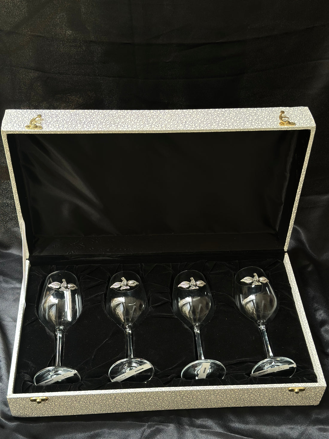 Silver Wine Glasses-Garuda(Set of 4)