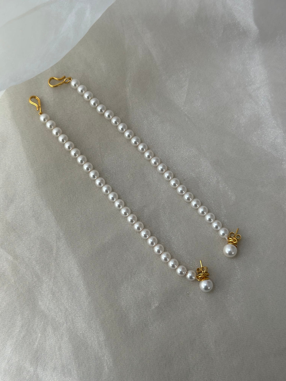 Classic Pearl Hairchain ( A Pair)