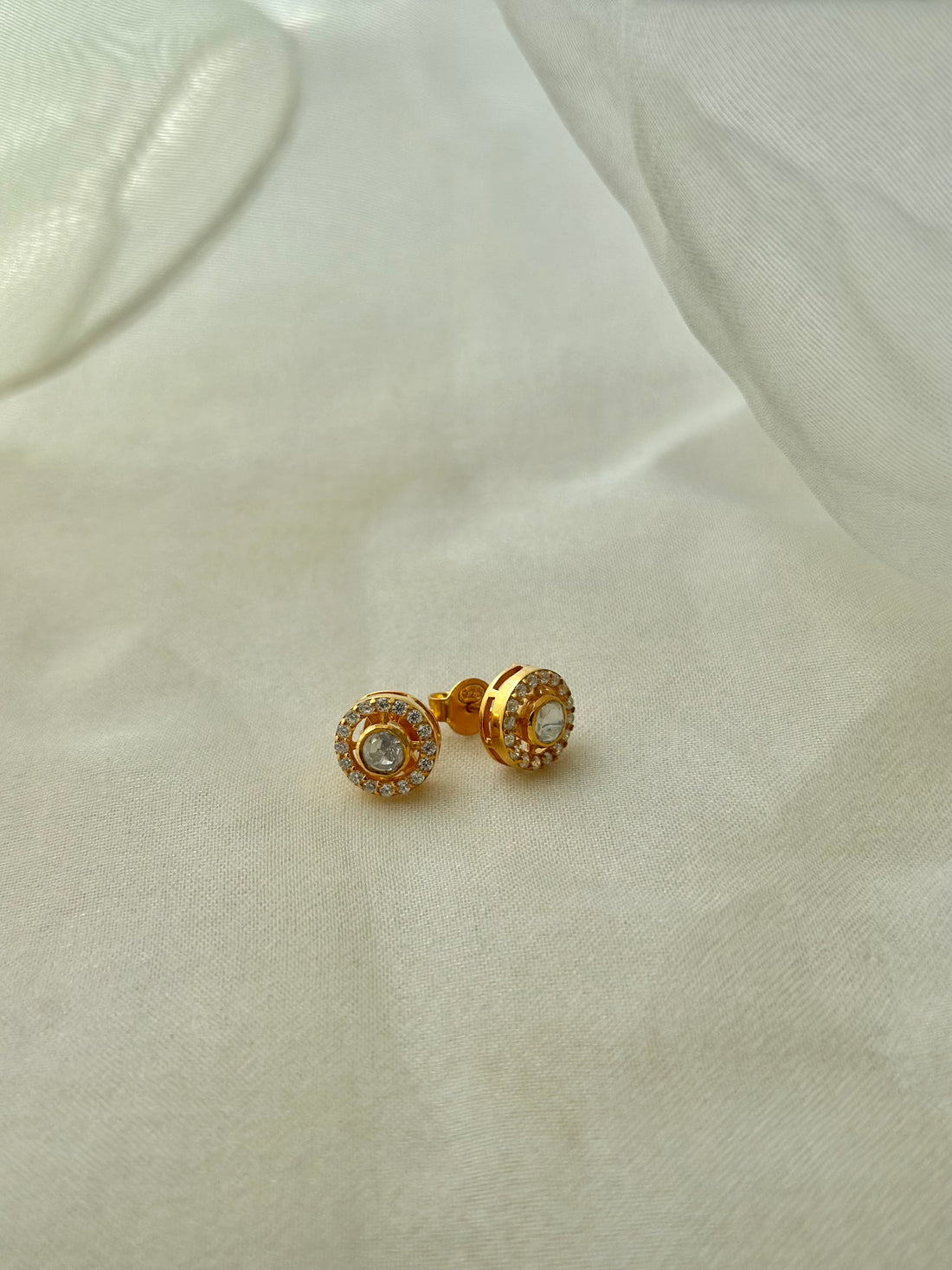 Ruh Polki Studs