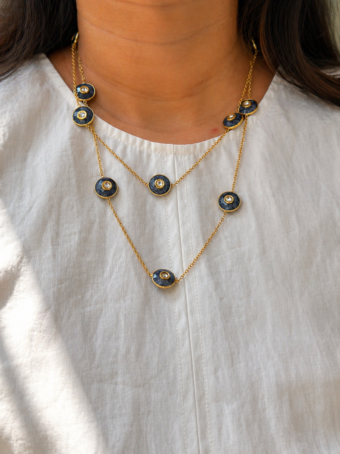 Blue Lapis Long Chain