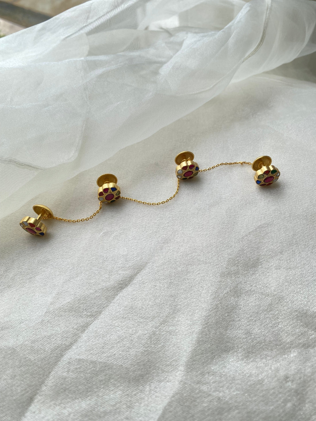 Navratna Kurta buttons Set