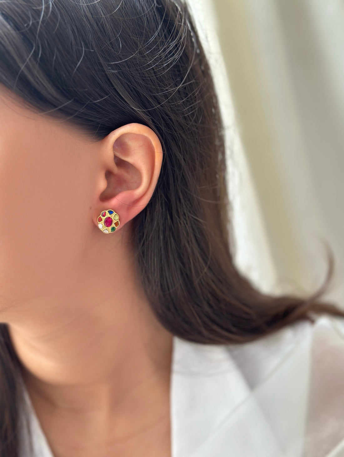 Navratna Studs (Small)