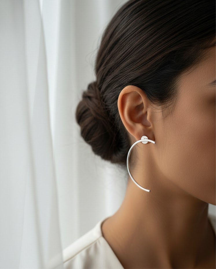 Open Arc  Earrings