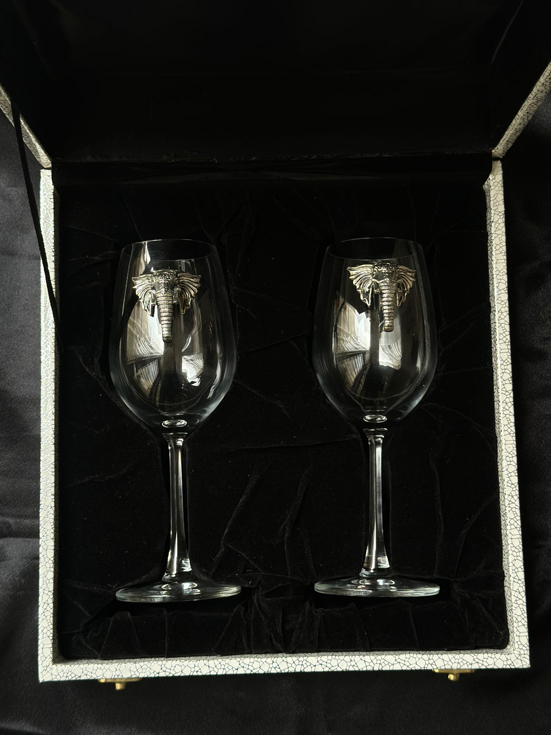 Silver Wine Glasses -Haathi (Set of 2)