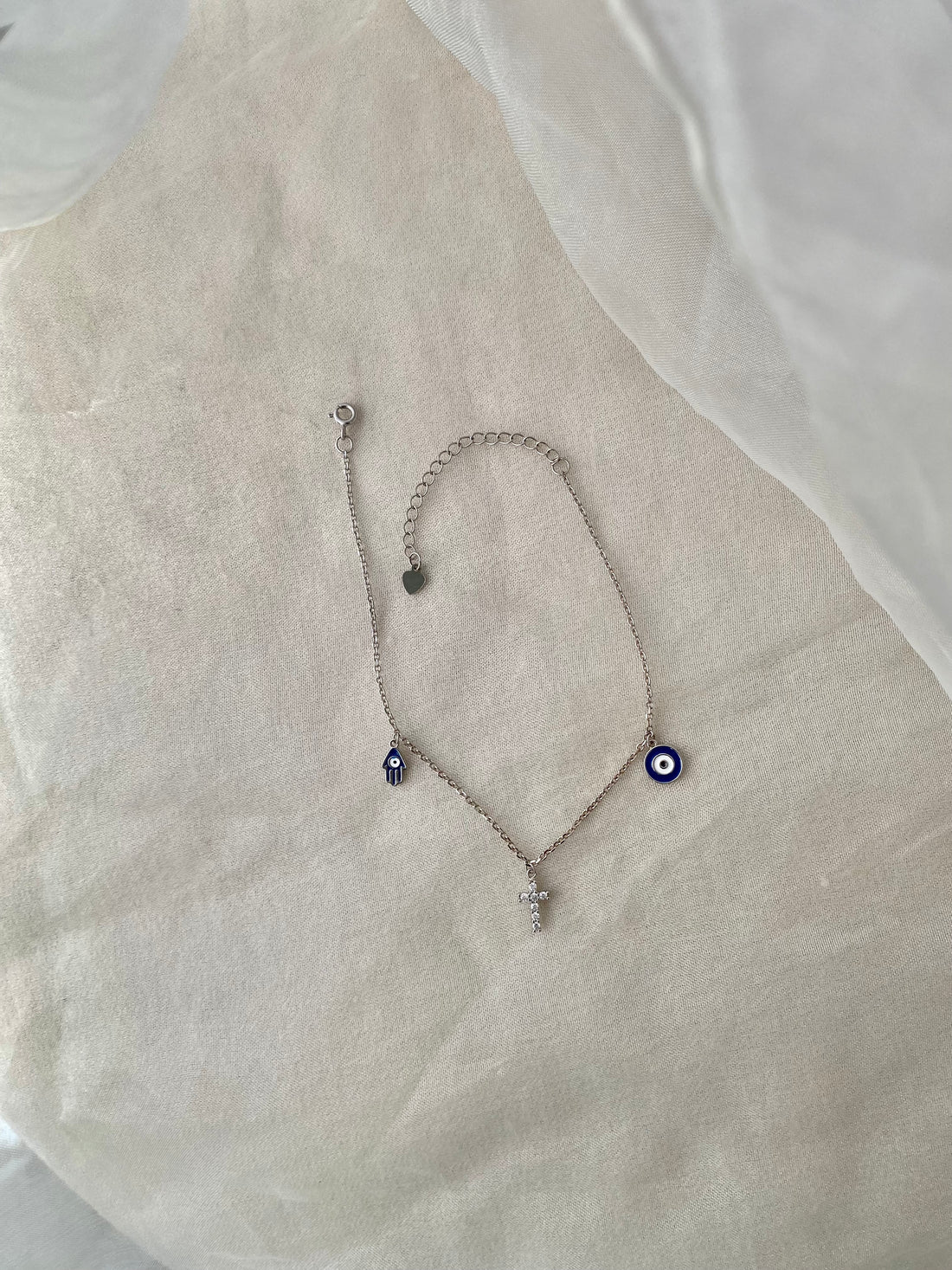 Humsa evil eye Anklet