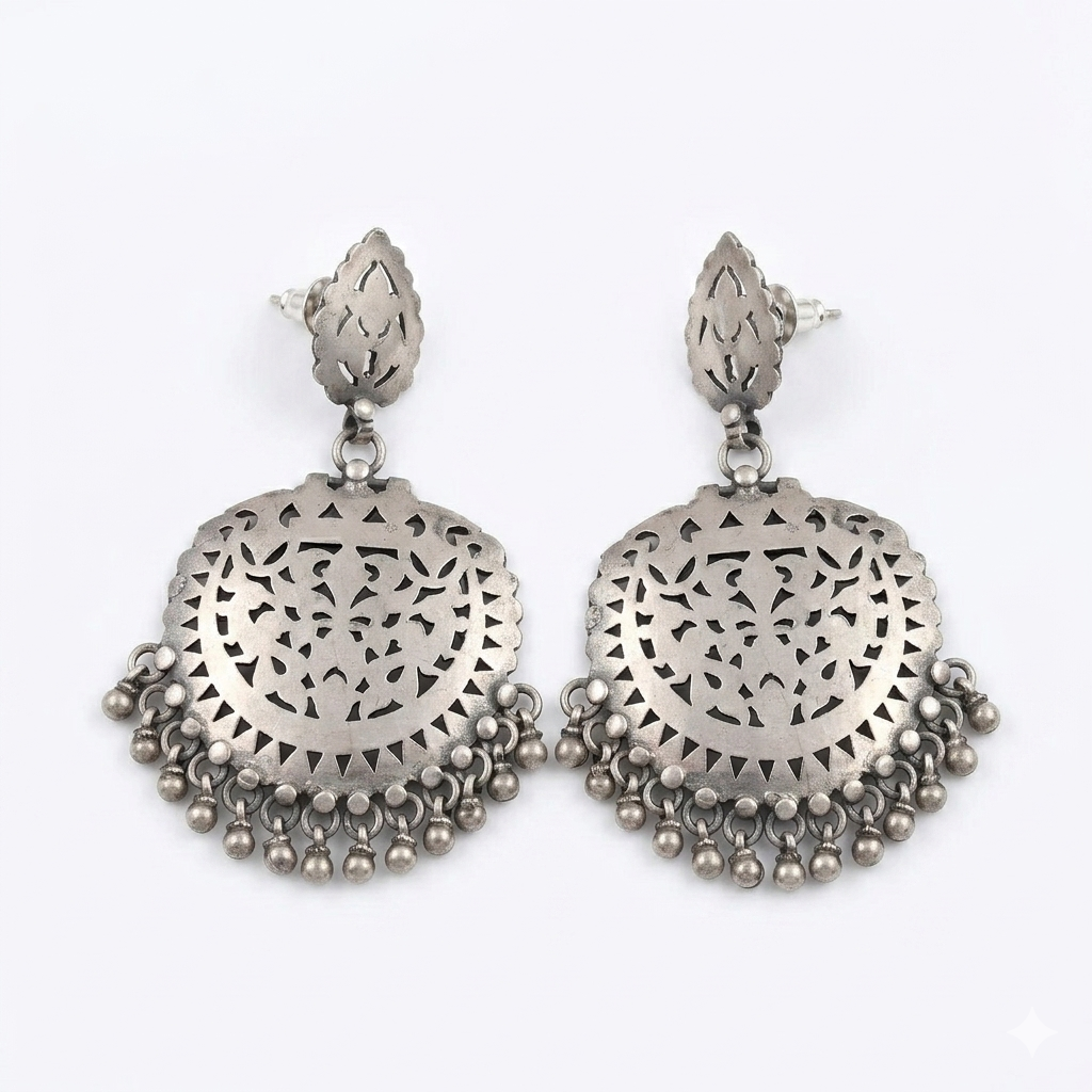 Arohi Silver Earrings
