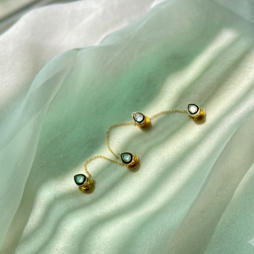 Mughal Polki Kurta Buttons