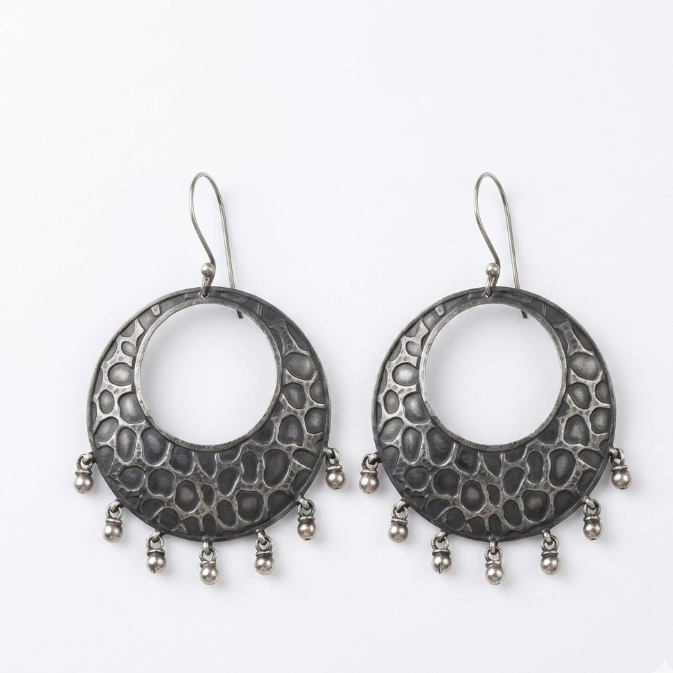 Aadya Silver Earrings