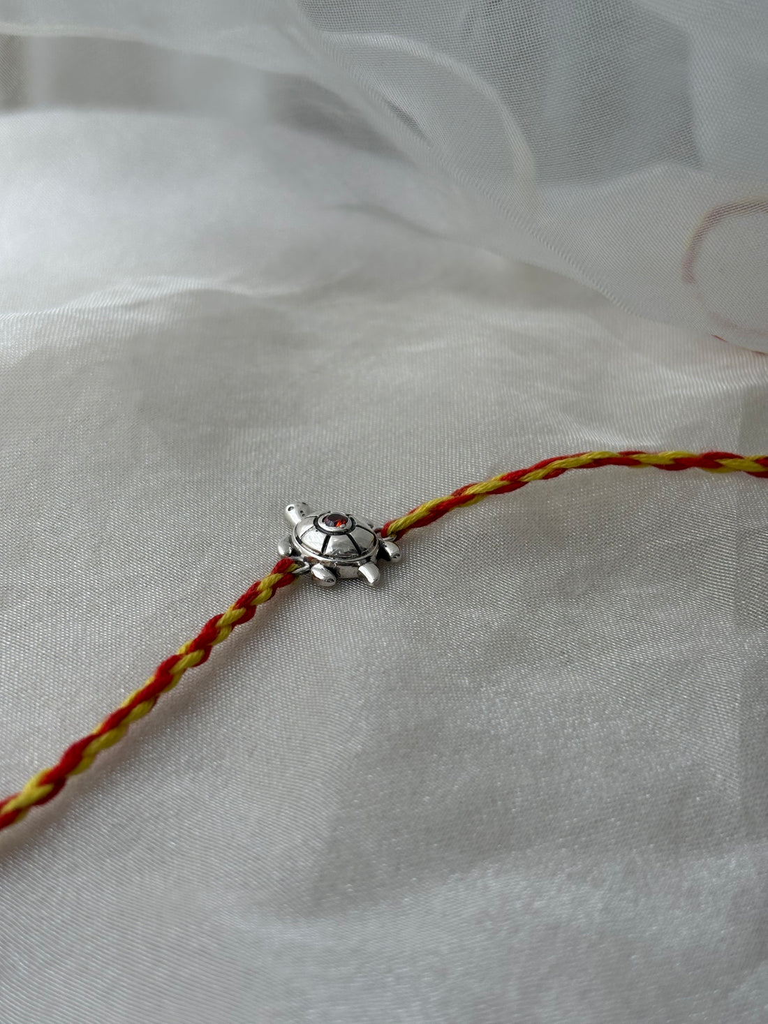 Turtle Rakhi (92.5 Fine Silver)