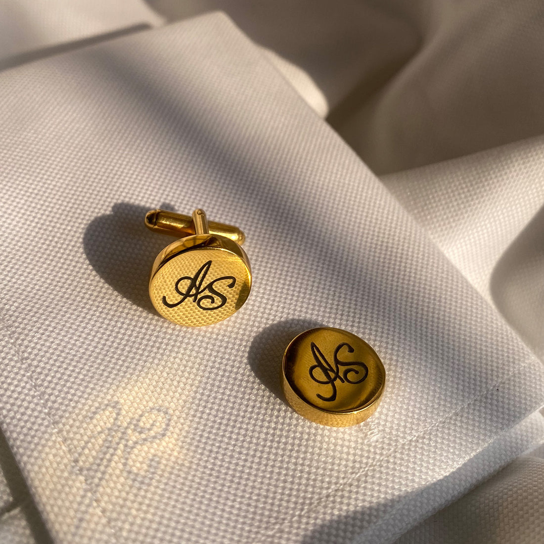 Engraved Monogram Cufflinks (Pair)