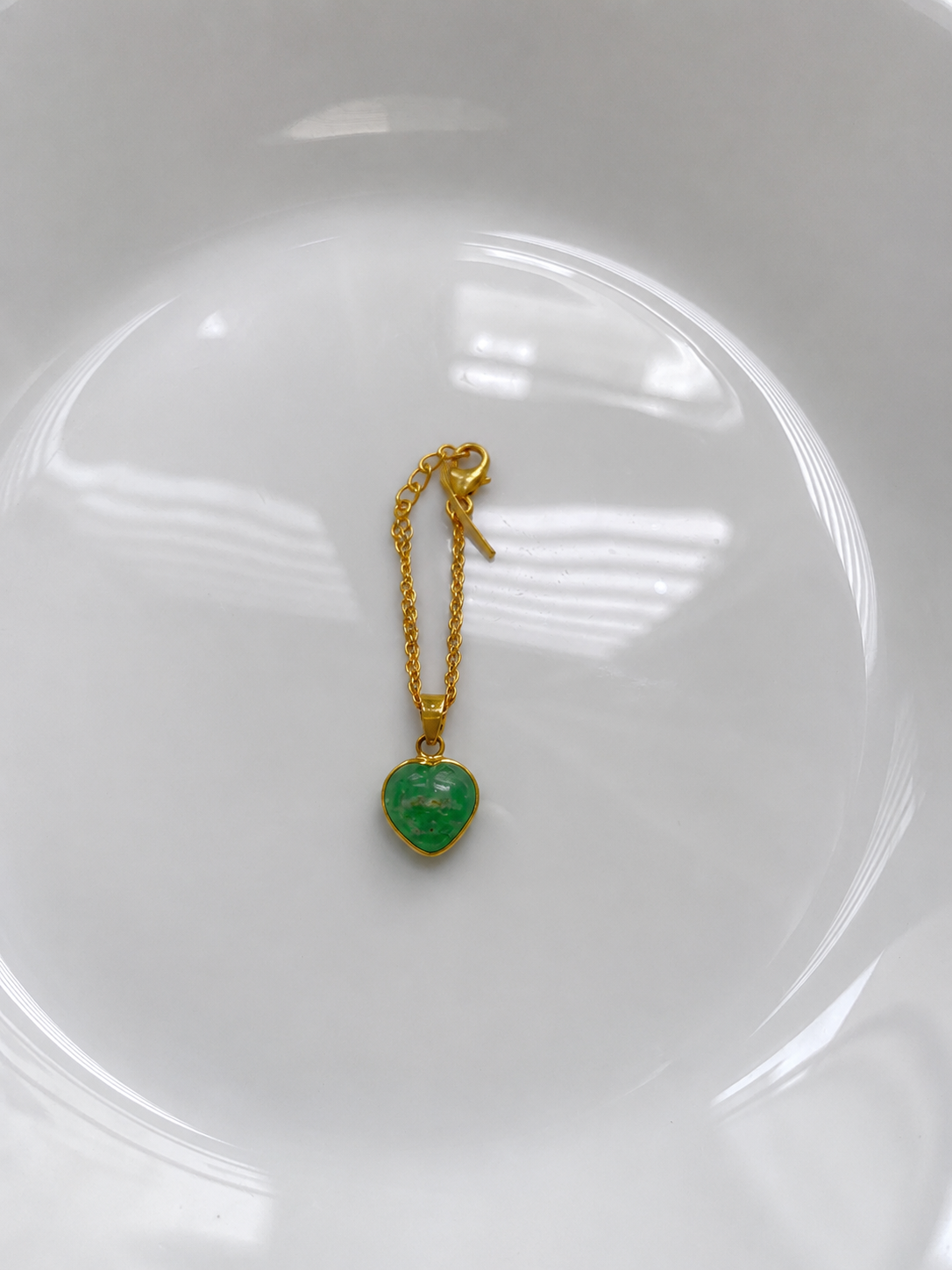 Heart gemstone sterling silver watch charm – Eterno India