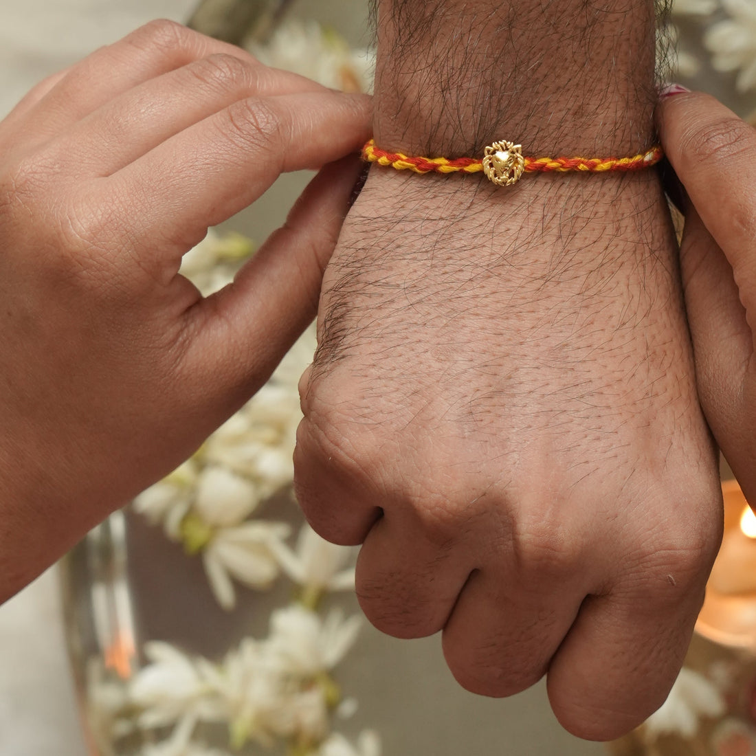 OG Lion Rakhi in 92.5 sterling silver – Eterno India