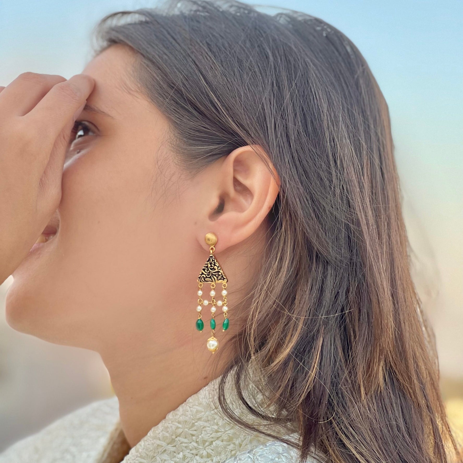 Maharani earrings