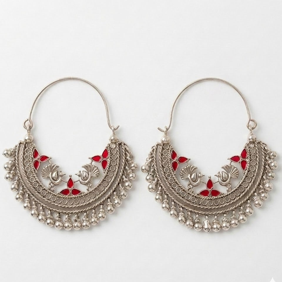 Navratri Peacock Hoops